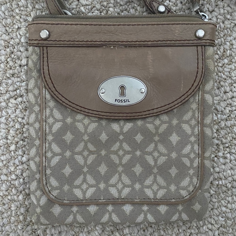 Fossil neutral crossbody bag